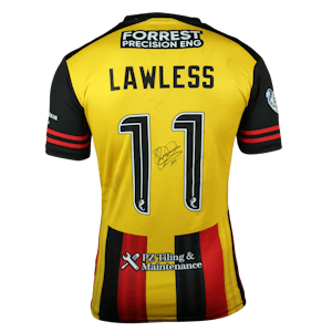 Steven Lawless Partick Thistle shirt