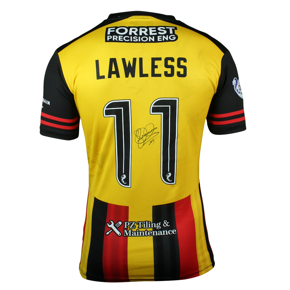 Steven Lawless Partick Thistle shirt