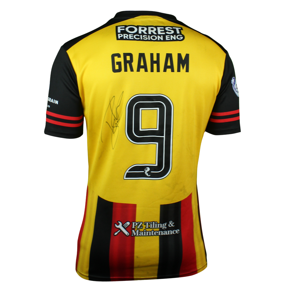 Brian Graham Partick Thistle shirt