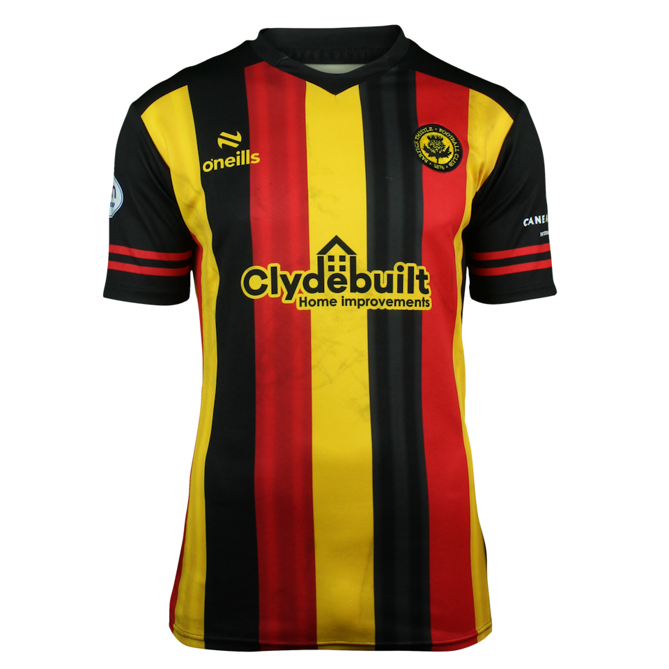 Brian Graham Partick Thistle shirt
