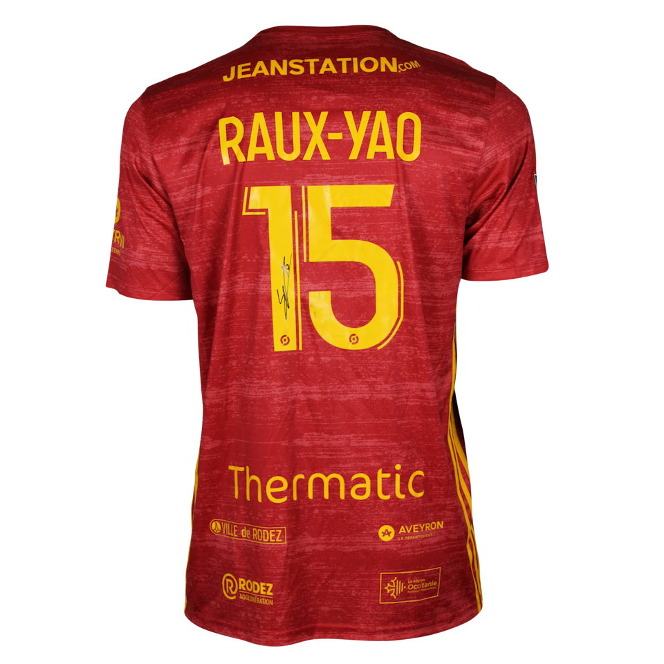 Maillot de Serge Philippe Raux Yao (Rodez Aveyron Football)