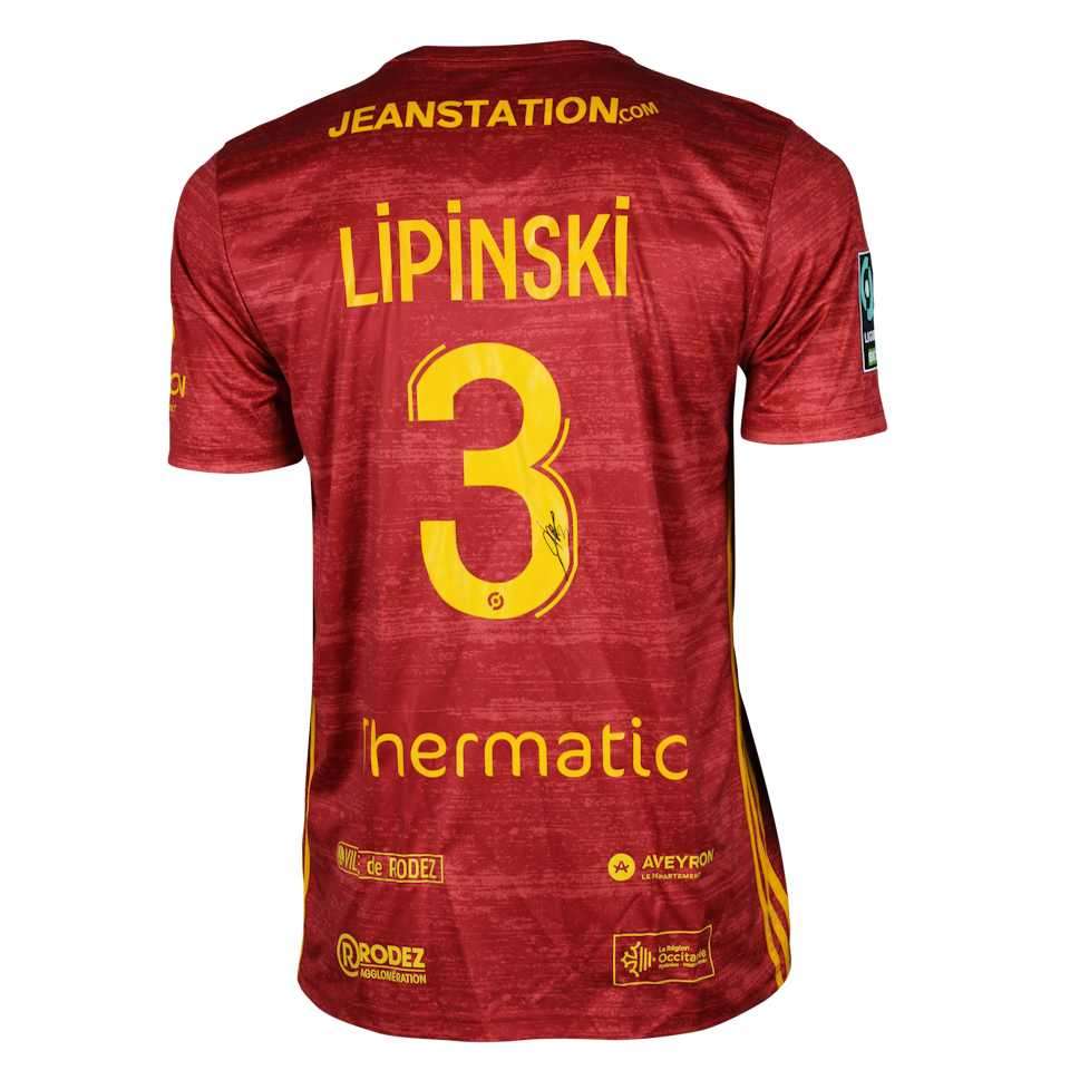 Maillot de Raphael Lipinski (Rodez Aveyron Football)
