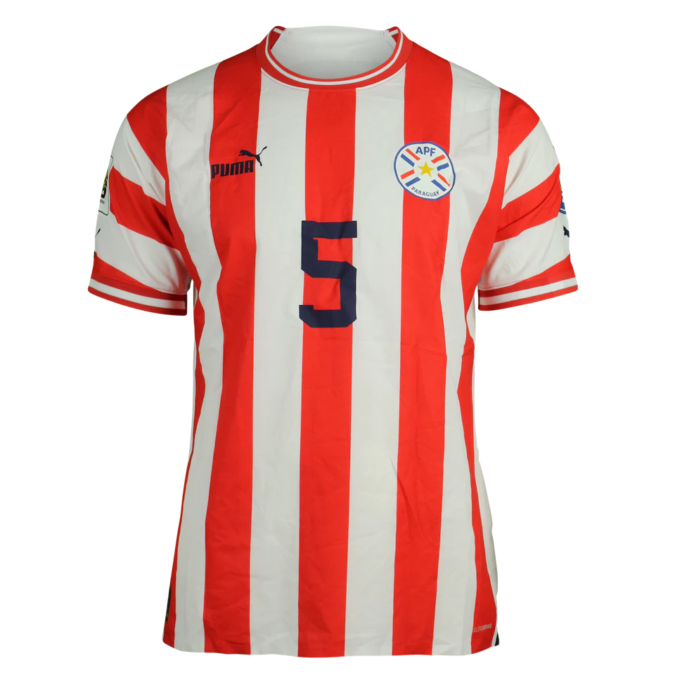 来自Paraguay的Fabián Cornelio Balbuena González球衣