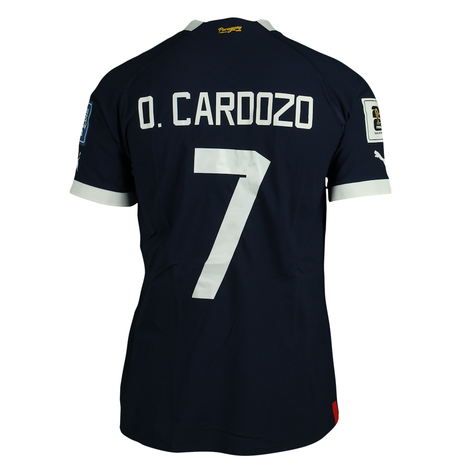 Paraguay-Trikot von Oscar René Cardozo Marín