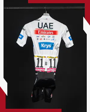 Tadej Pogačar Last White Tour de France Jersey