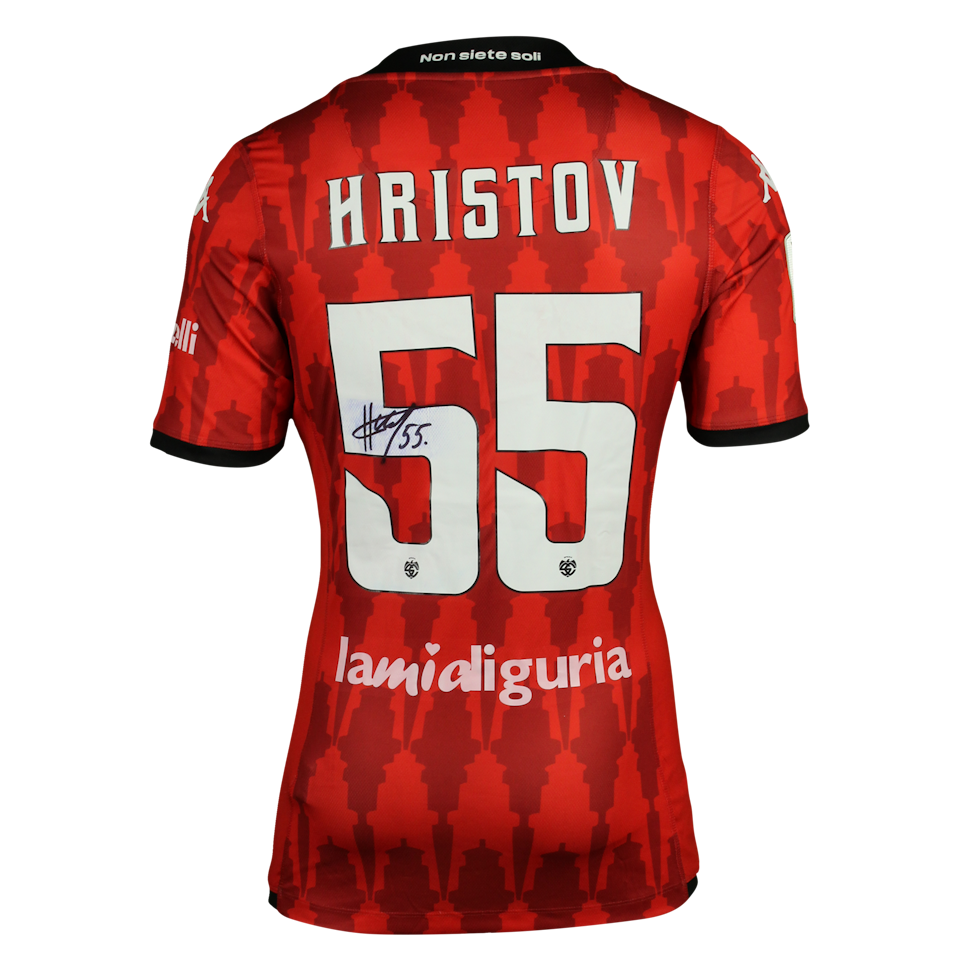 Petko Hristov Spezia Calcio shirt