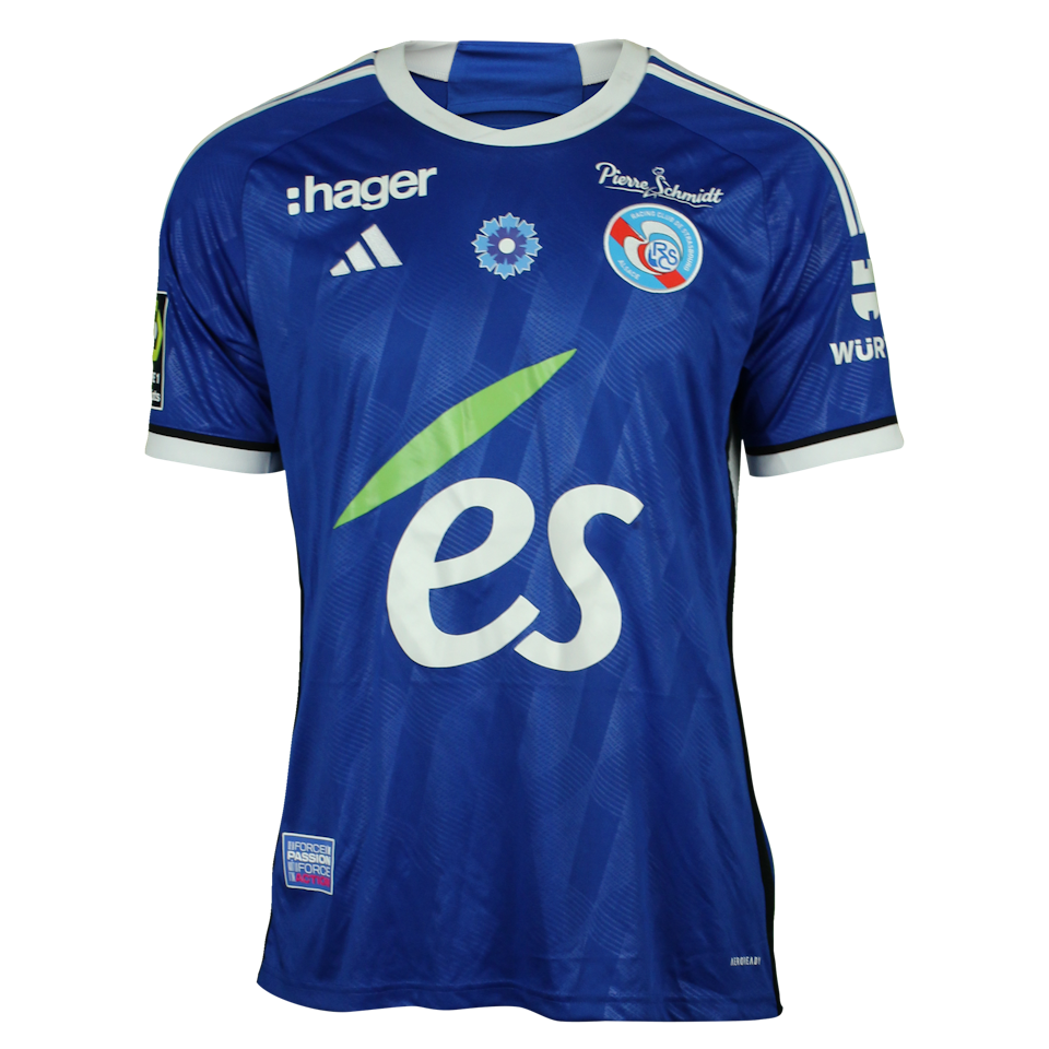 Emanuel Emegha RC Strasbourg Alsace jersey