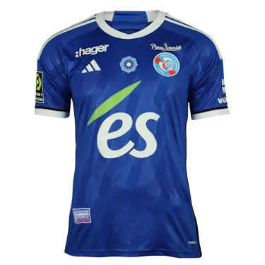 来自RC Strasbourg Alsace的Loubadhe Abakar Sylla球衣