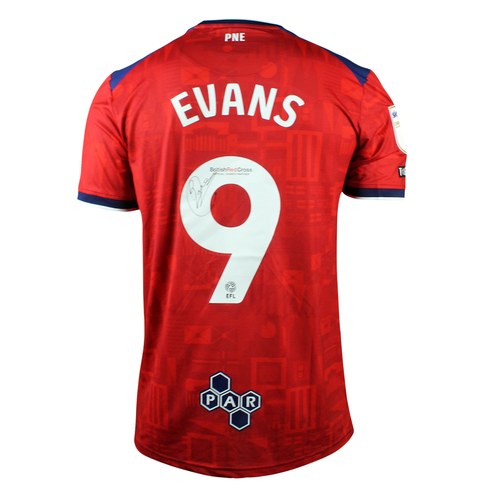Camisa de Ched Evans Preston North End