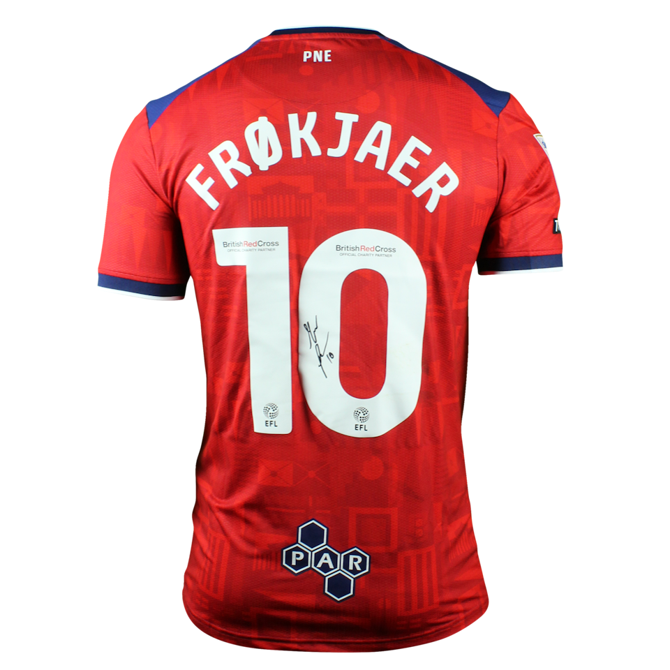 Mads Frokjaer-Jensen Preston North End shirt