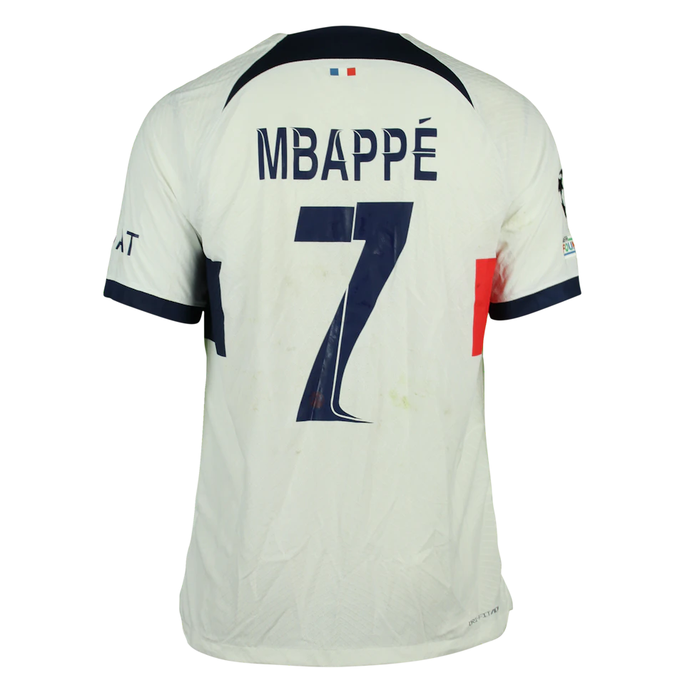 Kylian Mbappé Paris Saint-Germain shirt