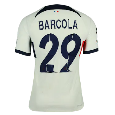 Bradley Barcola Paris Saint-Germain shirt