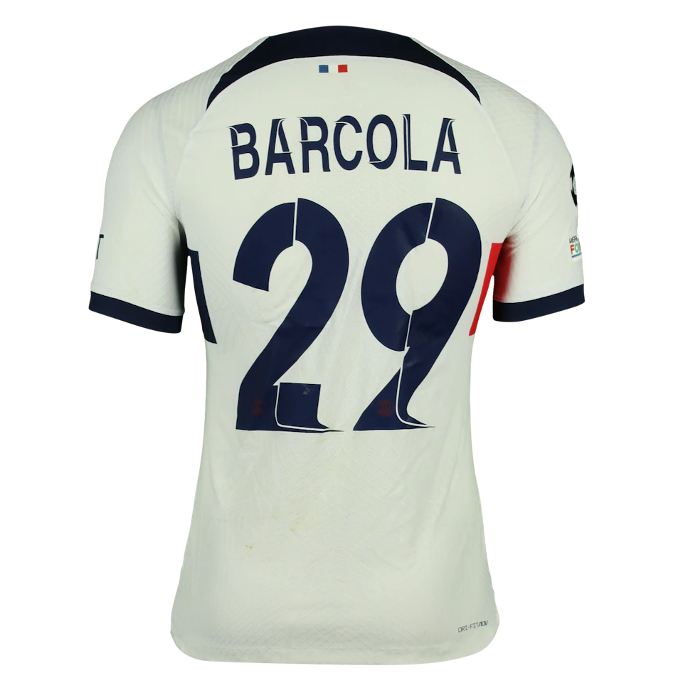 Bradley Barcola Paris Saint-Germain shirt