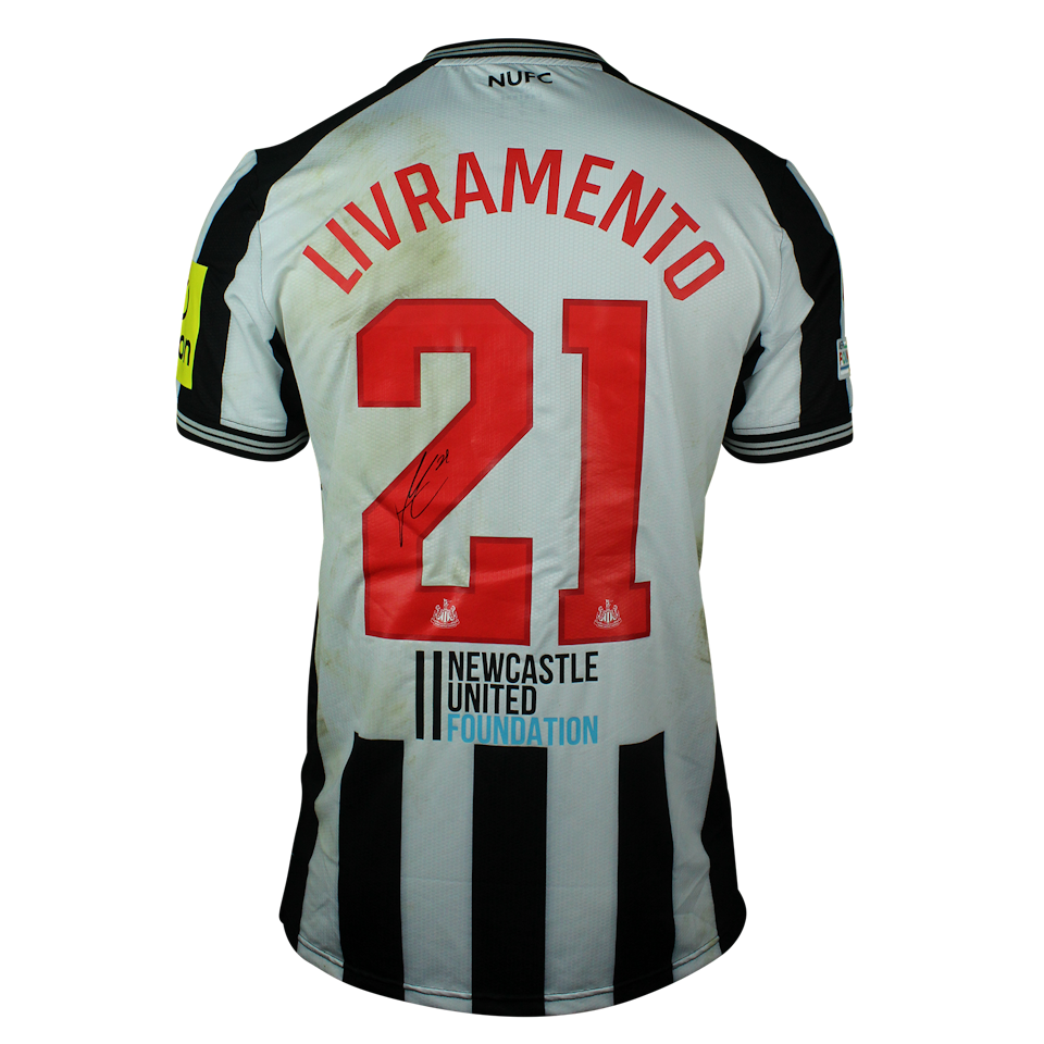 Camisola de Valentino Livramento, Newcastle United