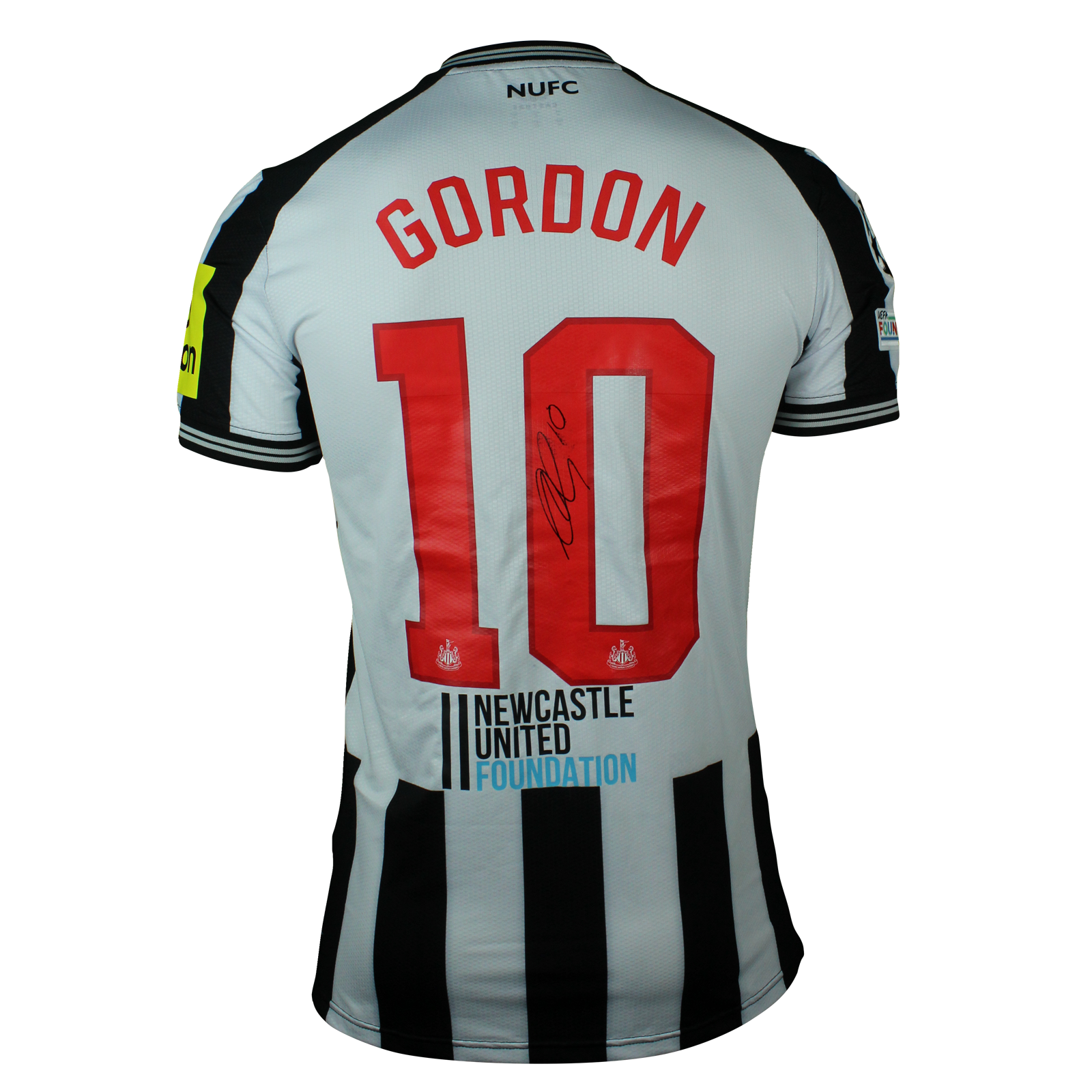Anthony Gordon | Newcastle United - AC Milan | MatchWornShirt