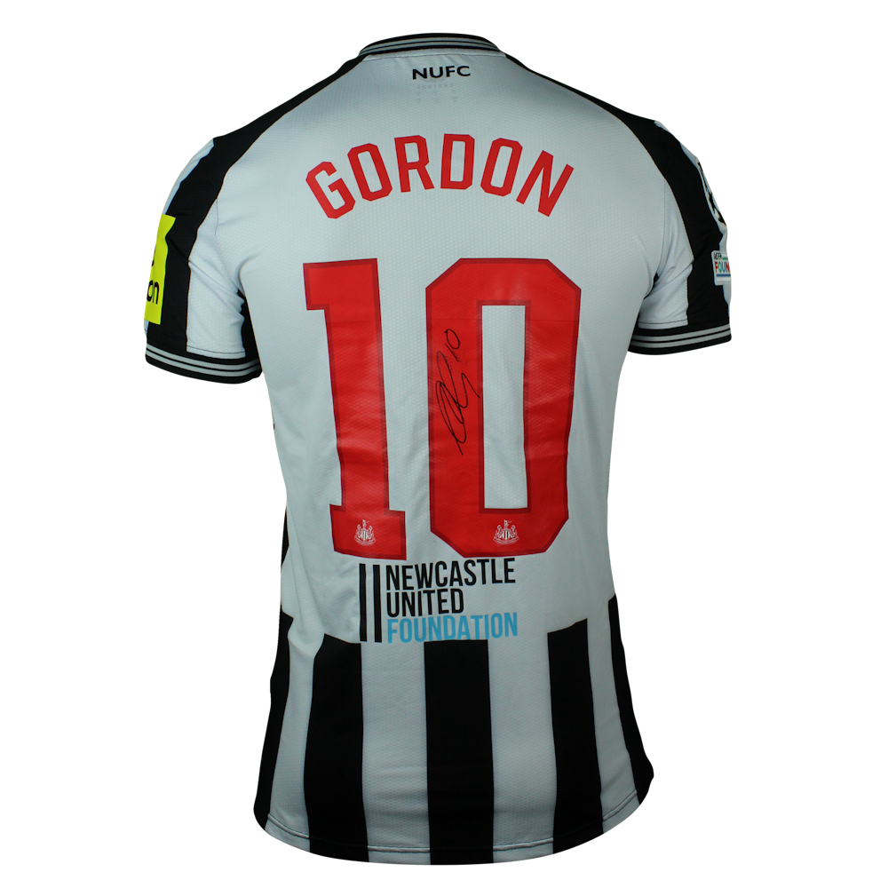 Anthony Gordon | Newcastle United - AC Milan | MatchWornShirt