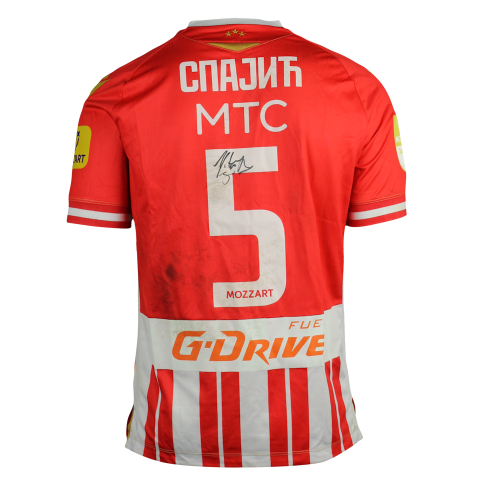 Uroš Spajić FK Crvena zvezda shirt