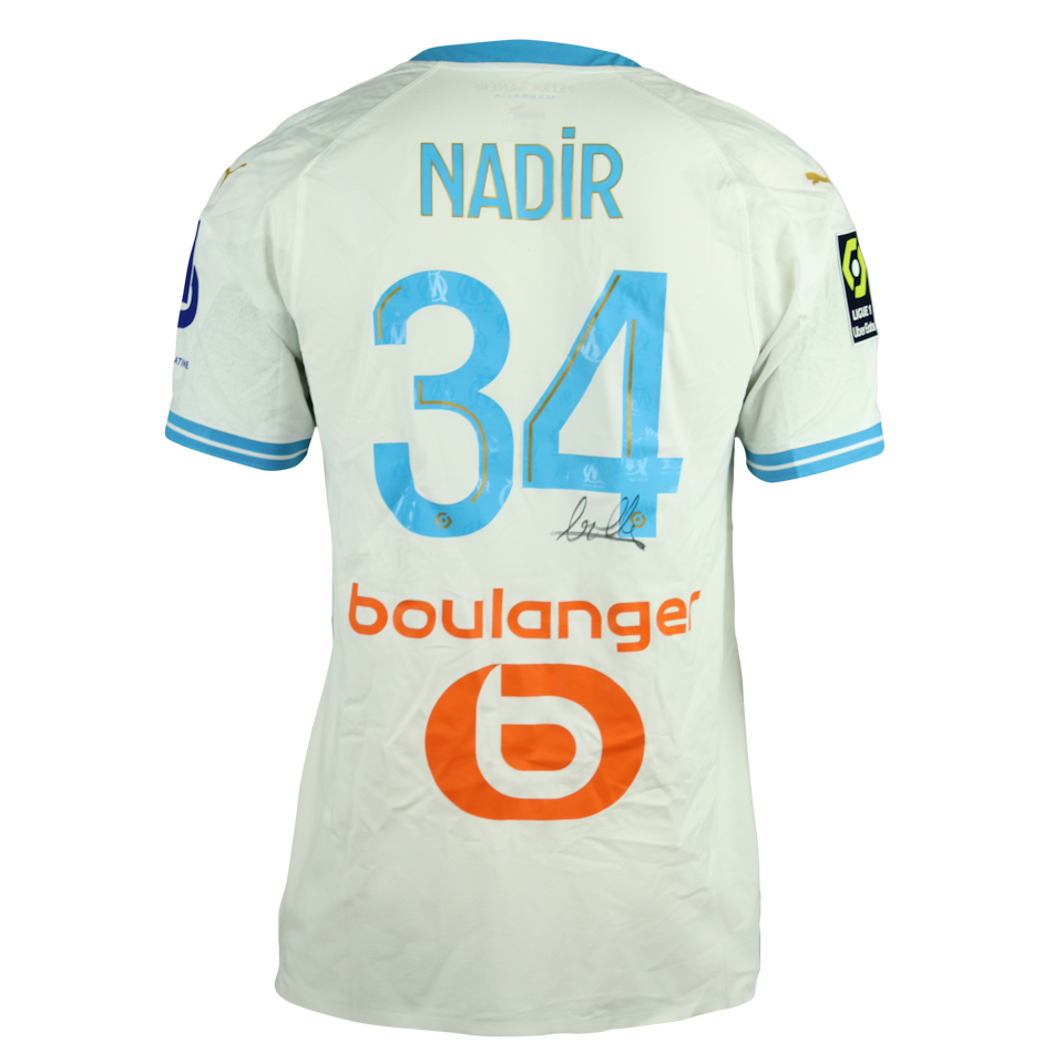 Bilal Nadir Olympique de Marseille shirt