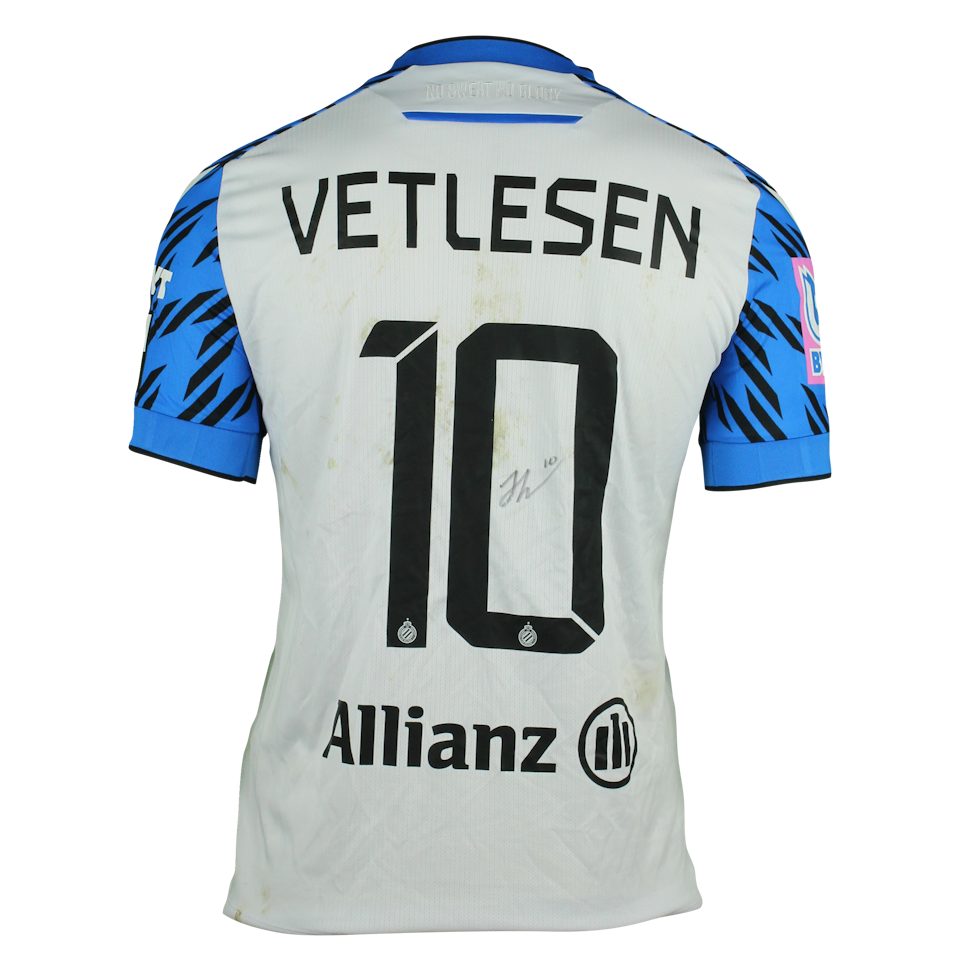 Club Brugge 팀의 Hugo Vetlesen 셔츠