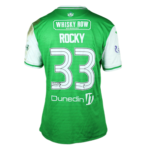 Rocky Bushiri Hibernian jersey