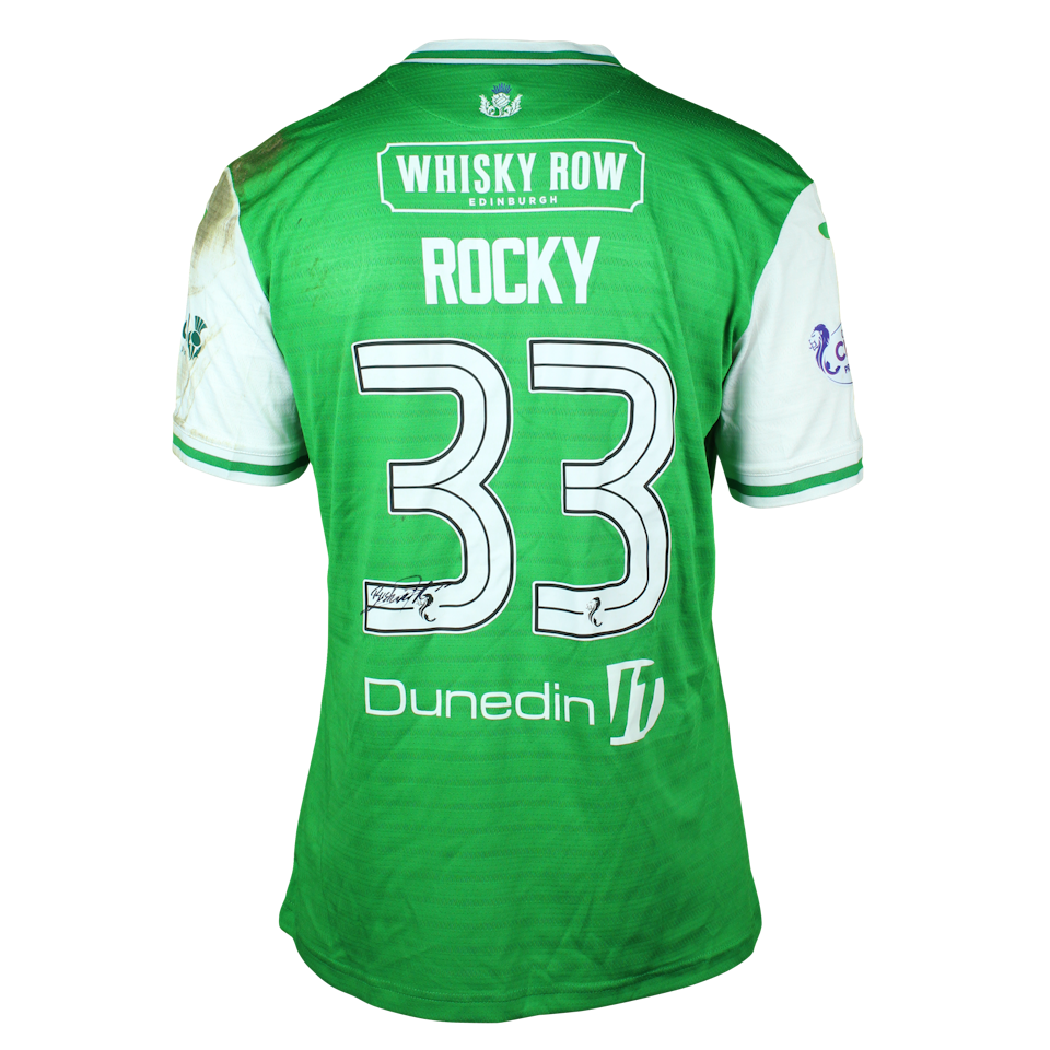 Rocky Bushiri Hibernian jersey