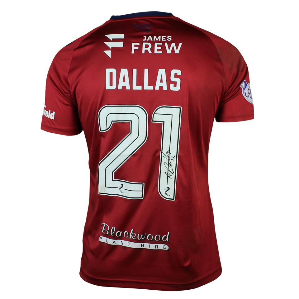 Andrew Dallas Kilmarnock shirt