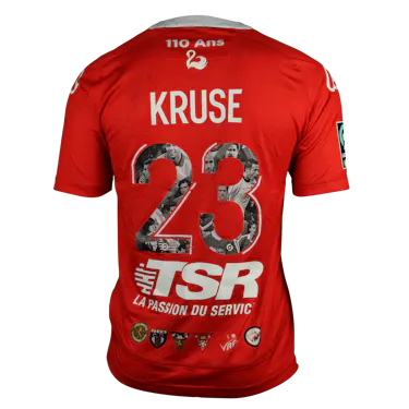 David Kjær Kruse Valenciennes FC shirt