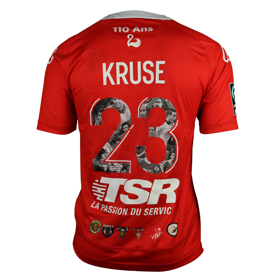 David Kjær Kruse Valenciennes FC shirt