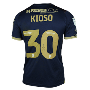 Peter Kioso Peterborough United shirt