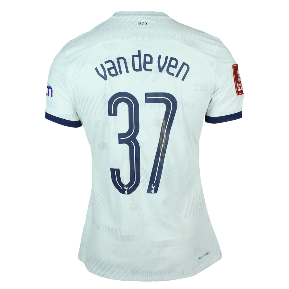 Micky van de Ven | Tottenham Hotspur - Burnley | MatchWornShirt