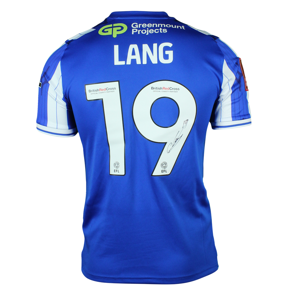 Callum Lang Wigan Athletic shirt