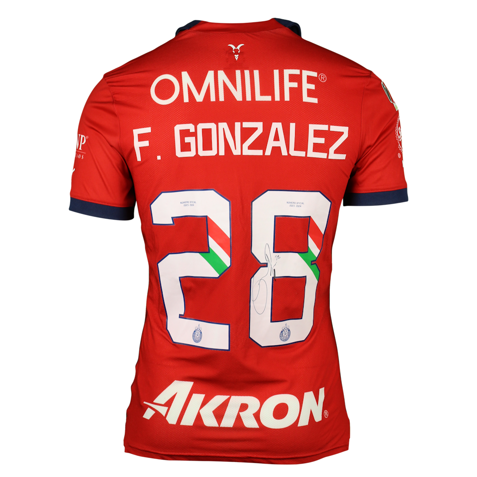 Fernando Rubén González Pineda Chivas Guadalajara jersey