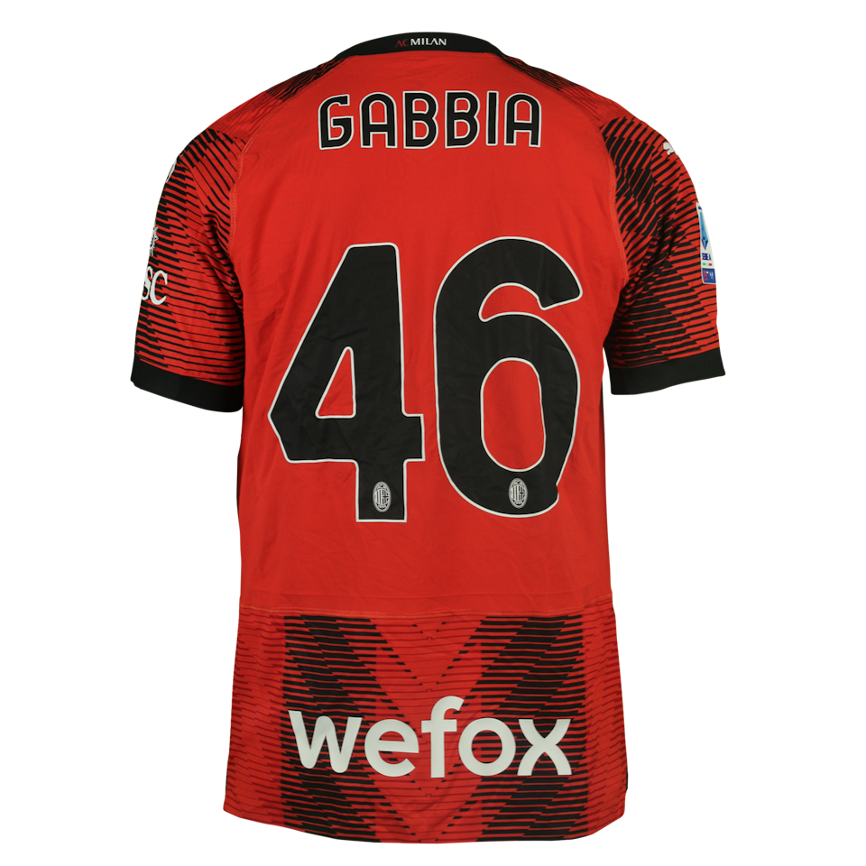 Matteo Gabbia AC Milan shirt