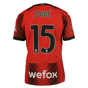 Luka Jović AC Milan camisa.
