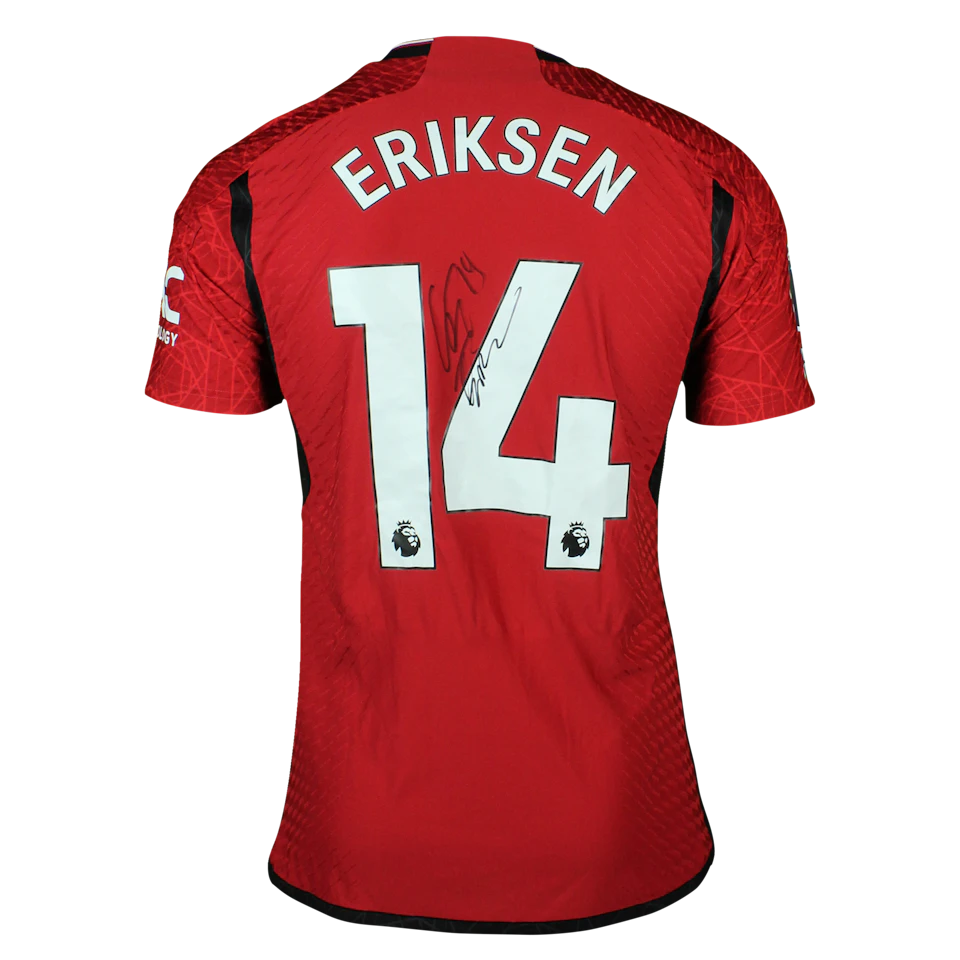 来自Manchester United的Christian Dannemann Eriksen球衣