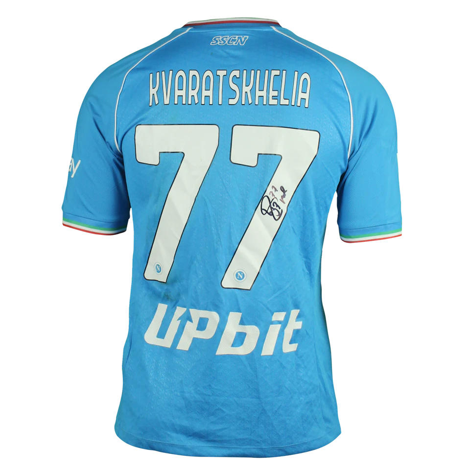 来自SSC Napoli的Khvicha Kvaratskhelia球衣