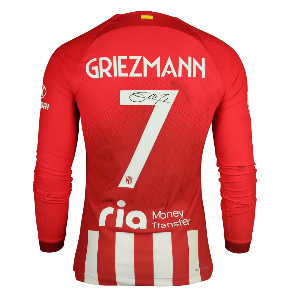 Antoine Griezmann Atletico Madrid MatchWornShirt
