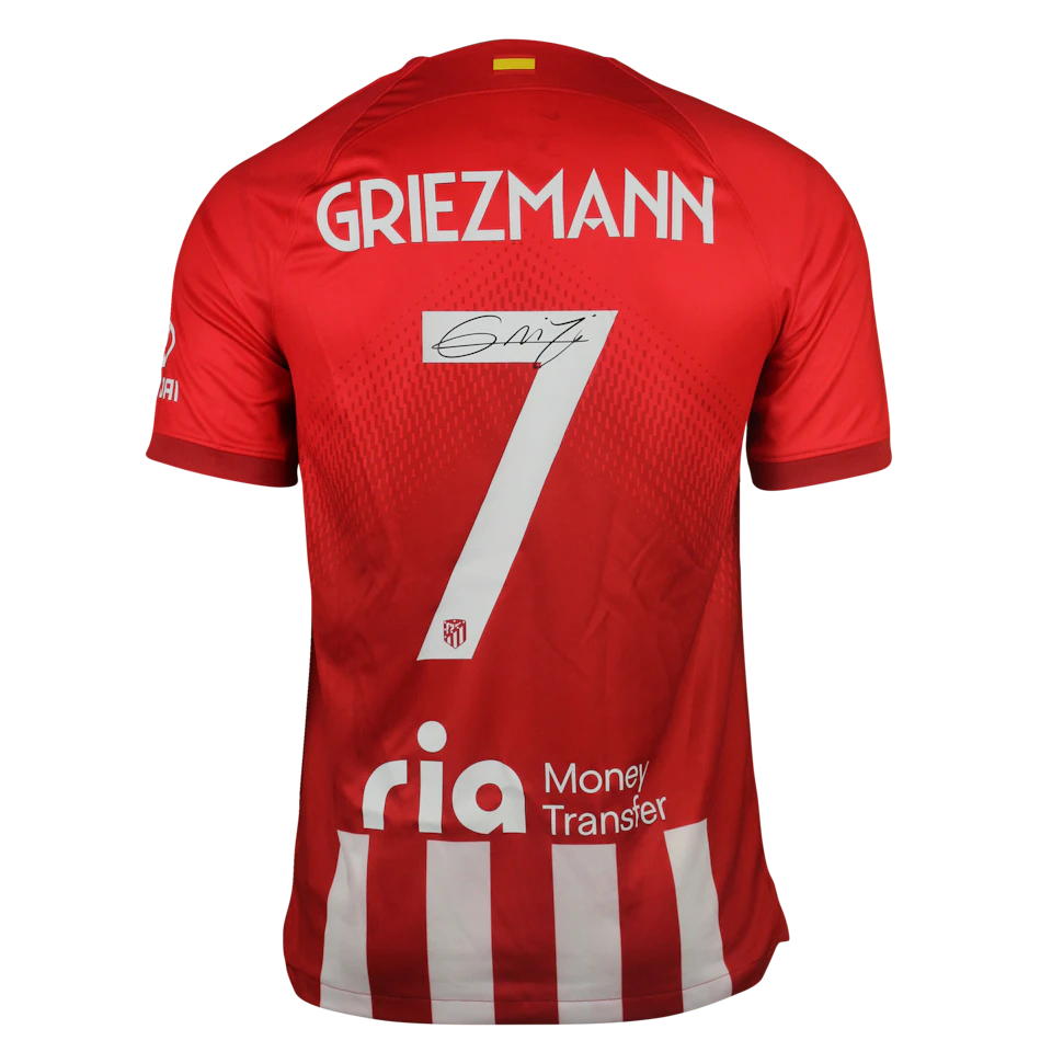来自Atlético de Madrid的Antoine Griezmann球衣