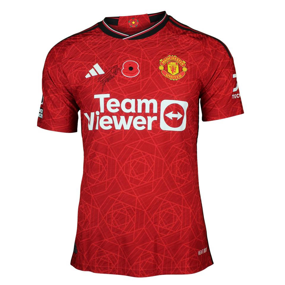 Facundo Pellistri Rebollo Manchester United camisa.