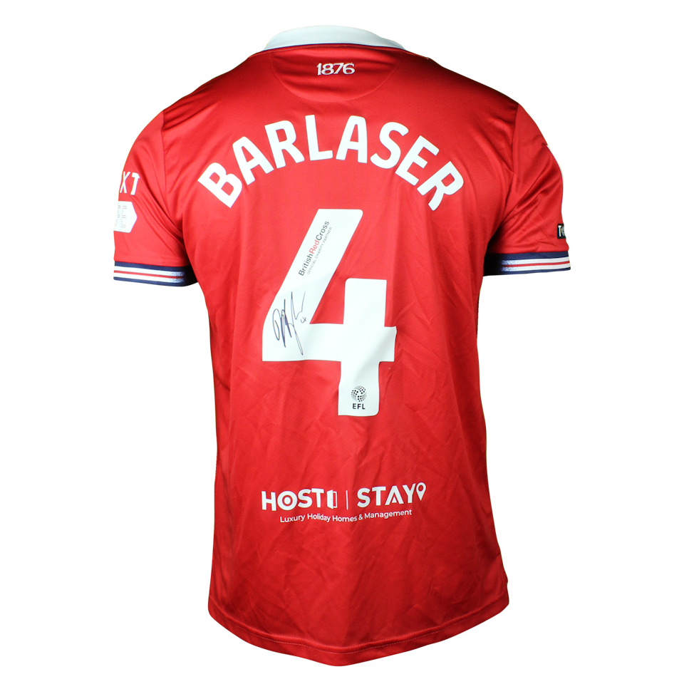 Daniel Barlaser Middlesbrough shirt