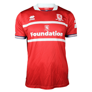 Middlesbrough 팀의 Rav van den Berg 셔츠