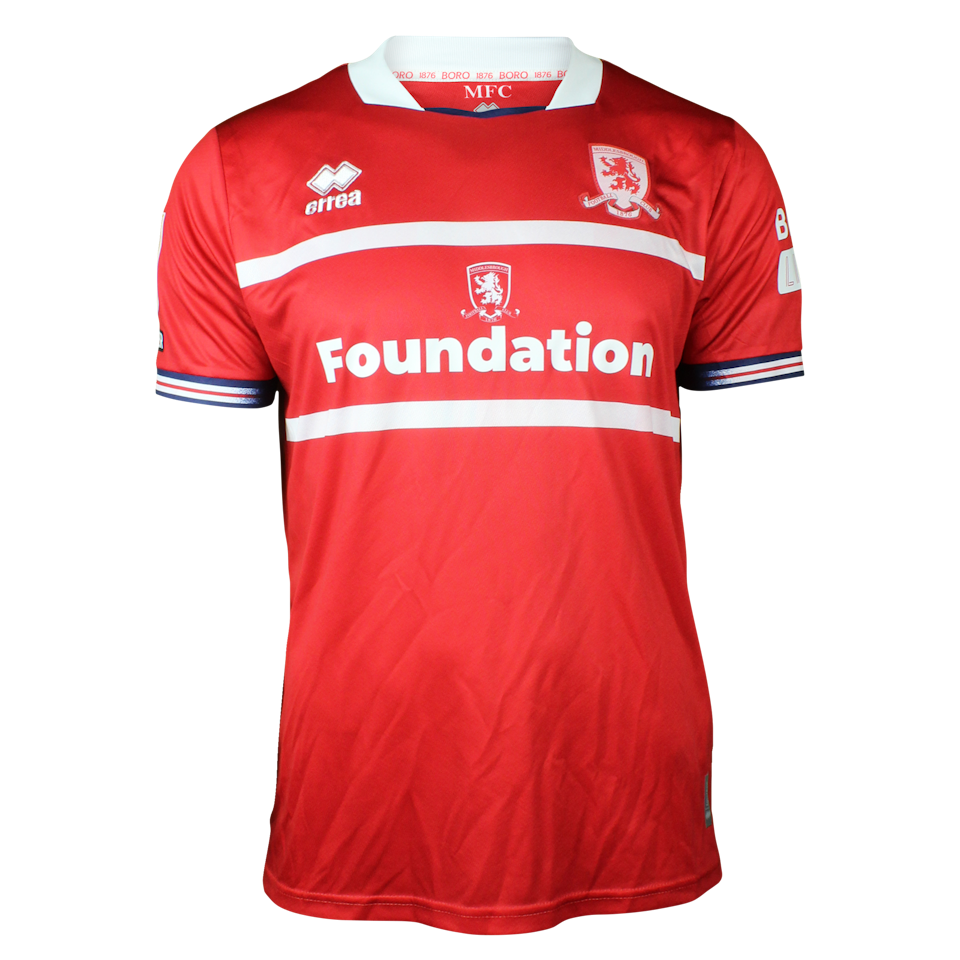 Middlesbrough 팀의 Rav van den Berg 셔츠