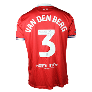 Middlesbrough 팀의 Rav van den Berg 셔츠