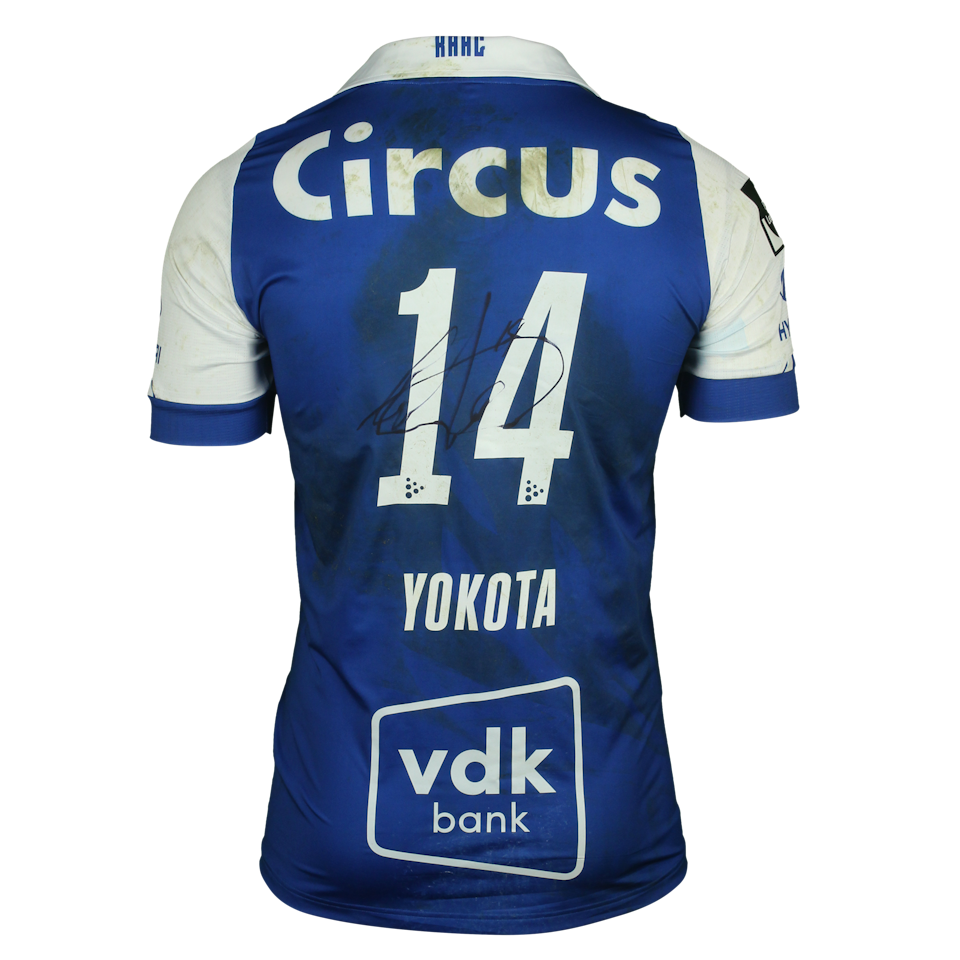 KAA Gent 팀의 Daisuke Yokota 横田大祐 셔츠