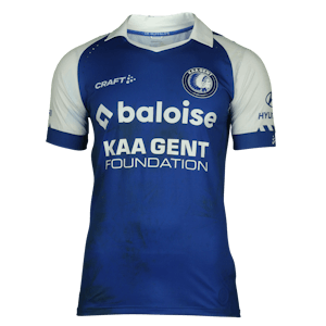 KAA Gent 팀의 Daisuke Yokota 横田大祐 셔츠