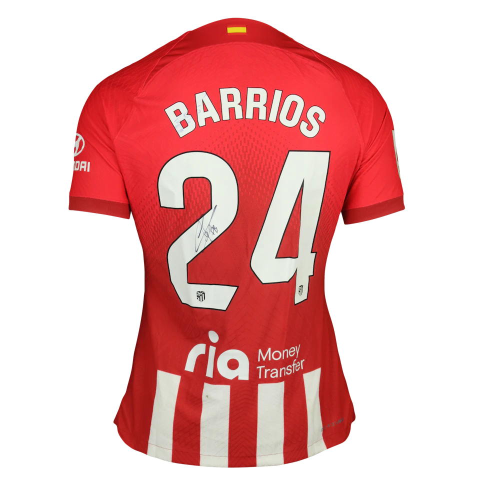 Atlético de Madrid 팀의 Pablo Barrios Rivas 셔츠