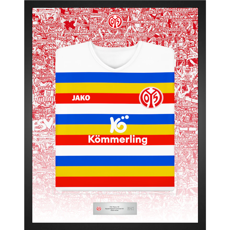 Limited Edition Framed Squad Signed Shirt