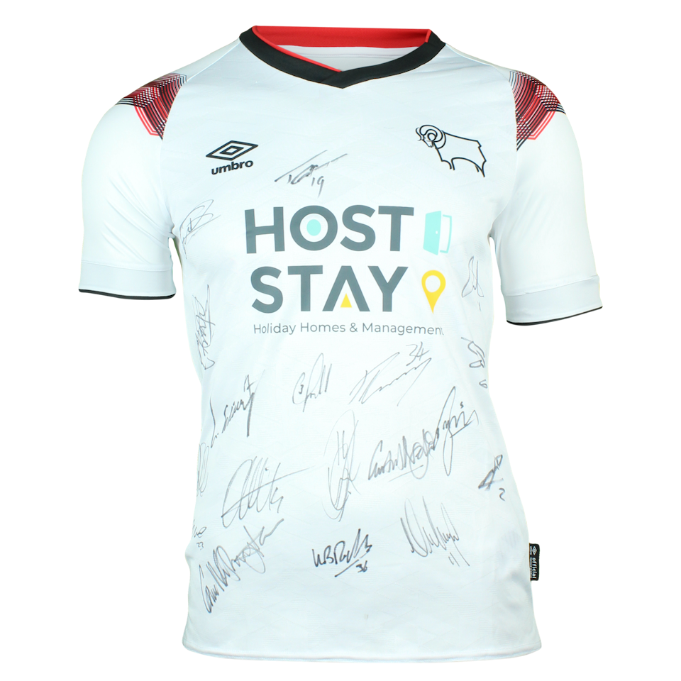 Derby County FC Squad Signed Shirt