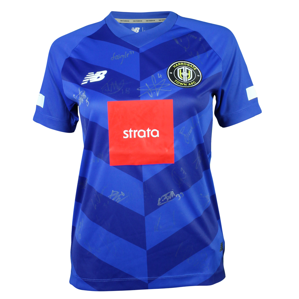 Harrogate Town Squad Signed Shirt