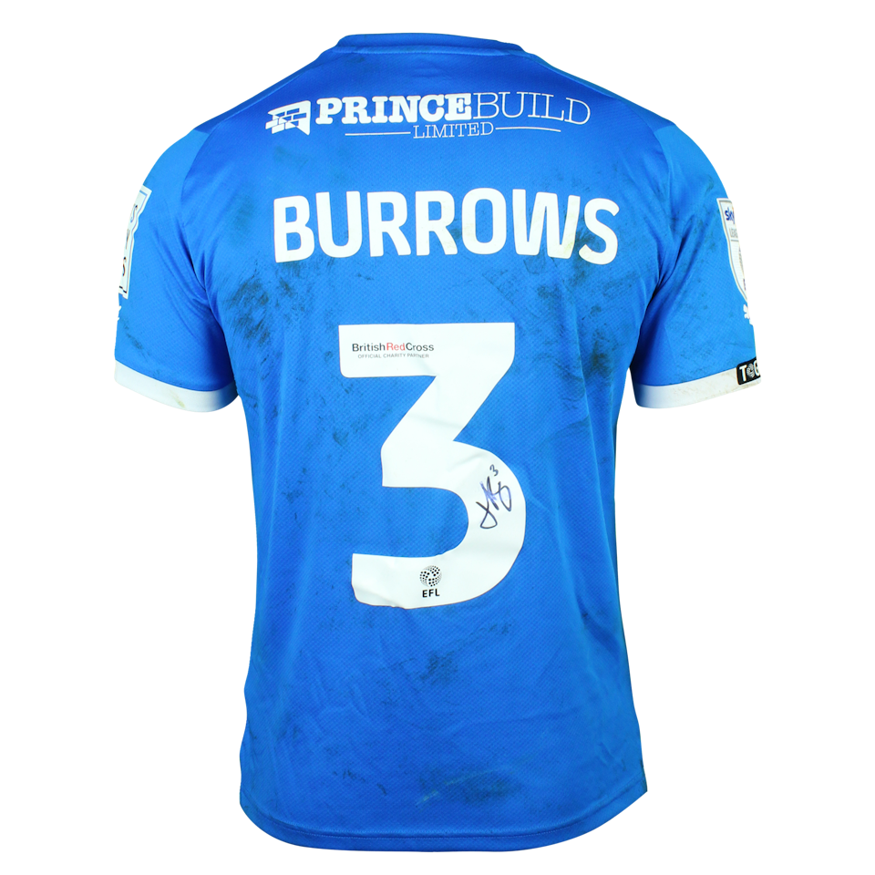 Harrison Burrows Peterborough United shirt